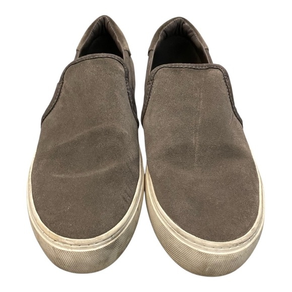 UGG Brown Suede slip on sneakers size 10 womens fashion sneakers no socks loafer - Picture 1 of 11
